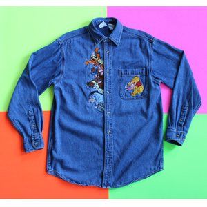 Vintage Disney Winnie The Pooh Long Sleeve Shirt